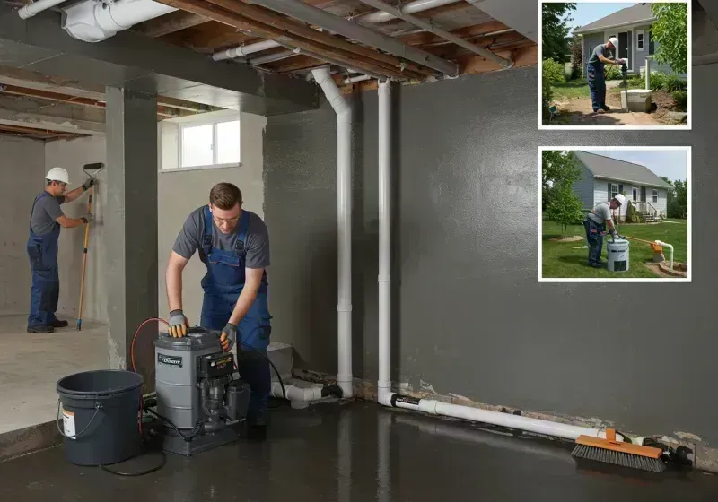 Basement Waterproofing and Flood Prevention process in Clear Lake, IA